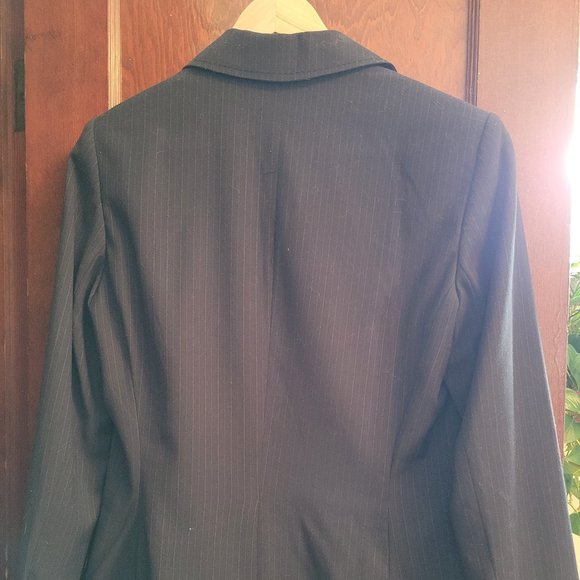 MEXX Women Navy Blazer Pinstripe Navy Size 8 - Picture 4 of 6